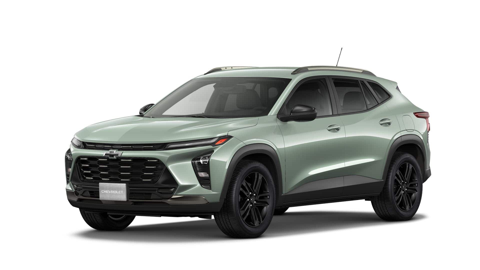 2026 Chevrolet Trax ACTIV in Cacti Green — front three-quarter view