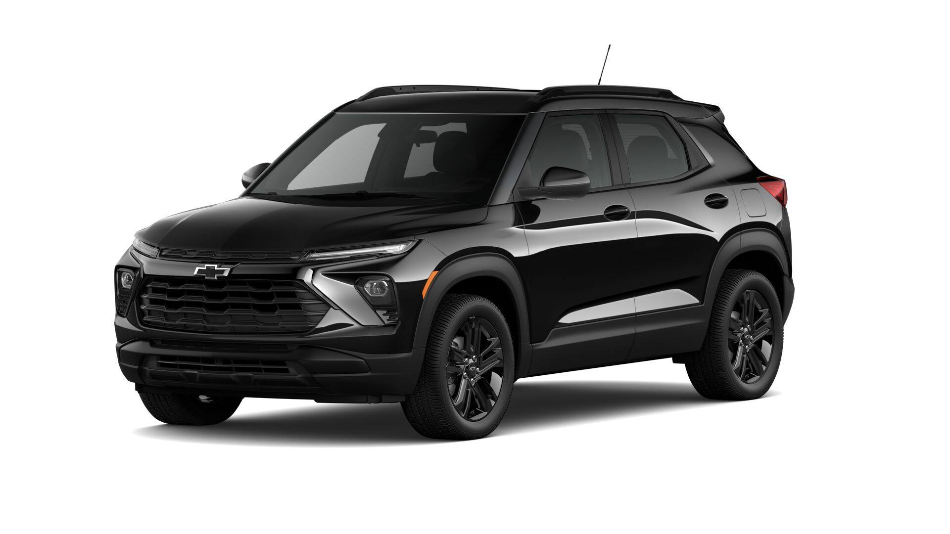 2026 Chevrolet Trailblazer LT in Mosaic Black Metallic — front three-quarter view