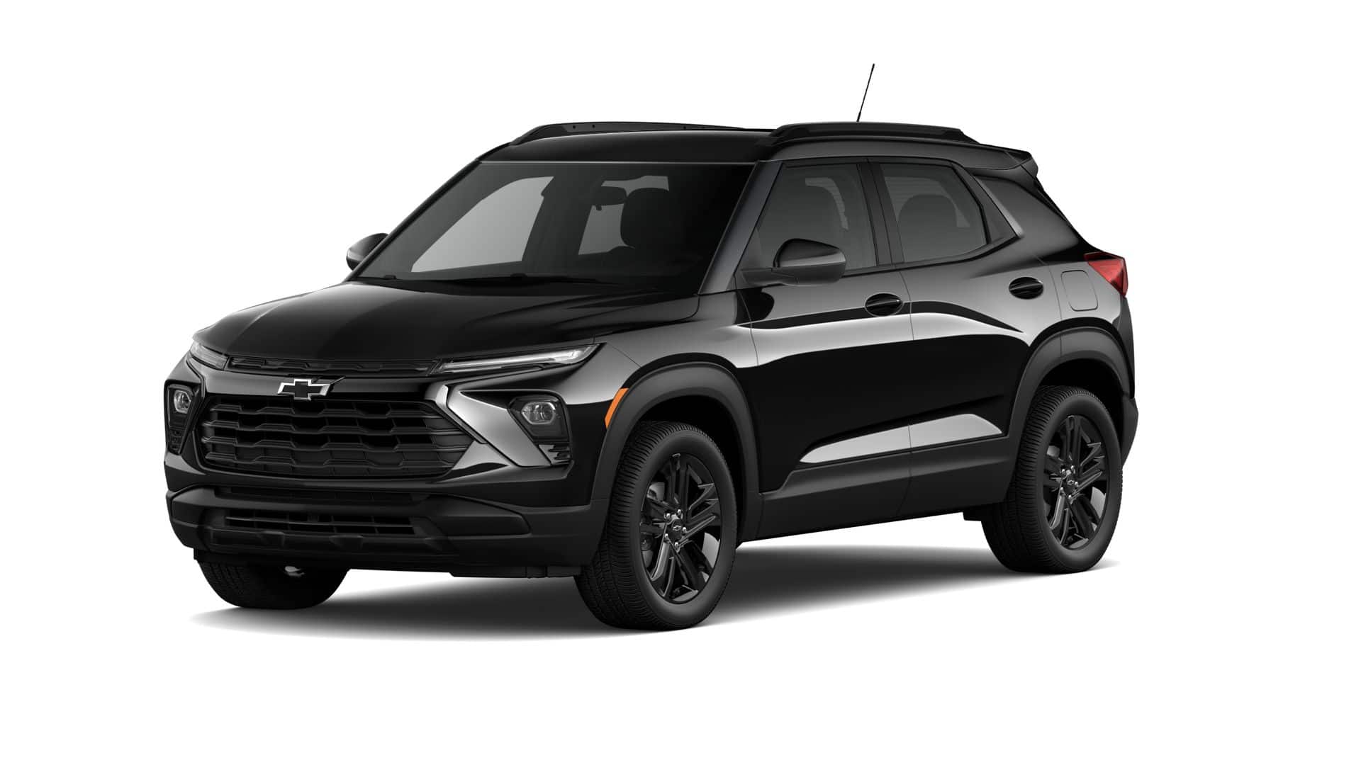 2026 Chevrolet Trailblazer LT in Mosaic Black Metallic — front three-quarter view