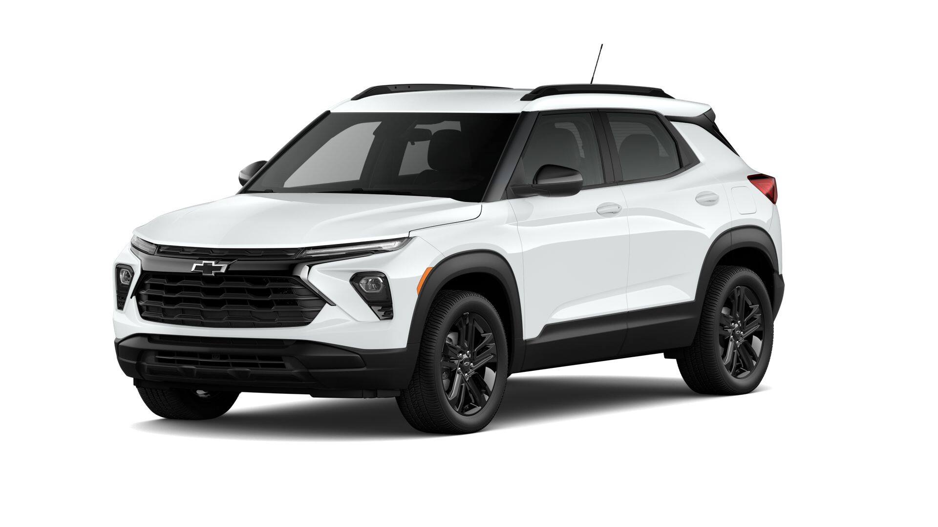 2026 Chevrolet Trailblazer LT in Summit White — front three-quarter view